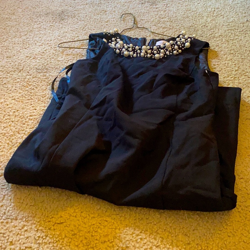 black dress